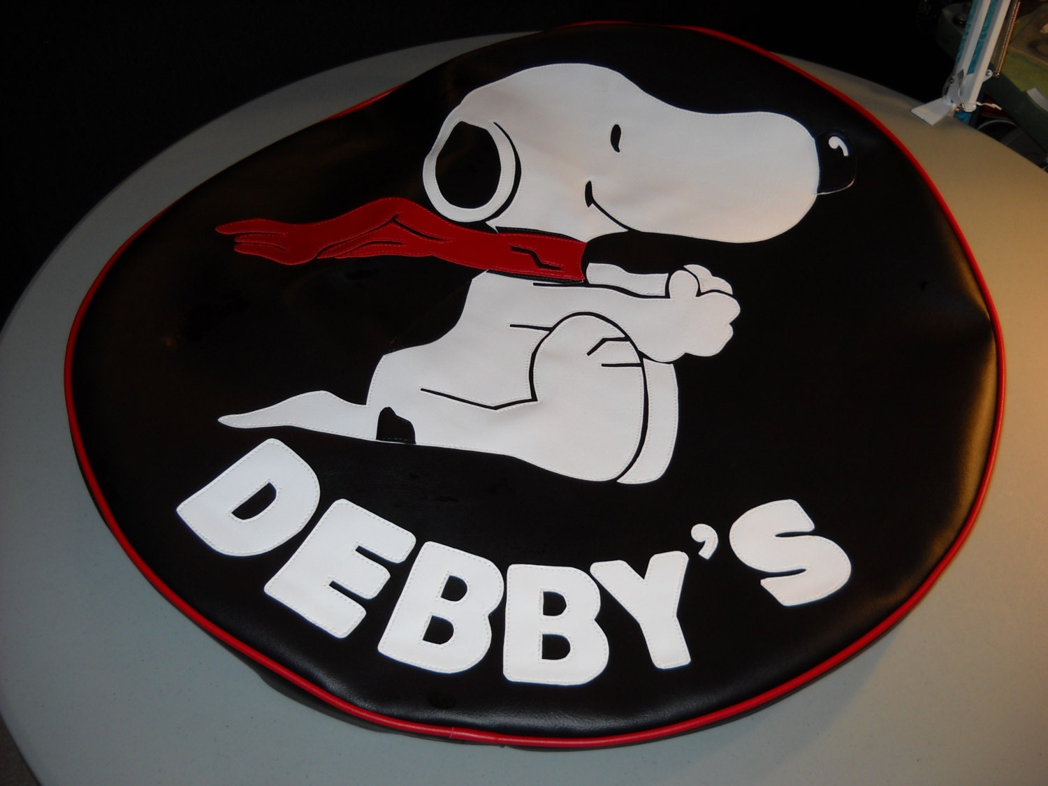 Spare Tire Cover Monogram Snoopy Debbys
