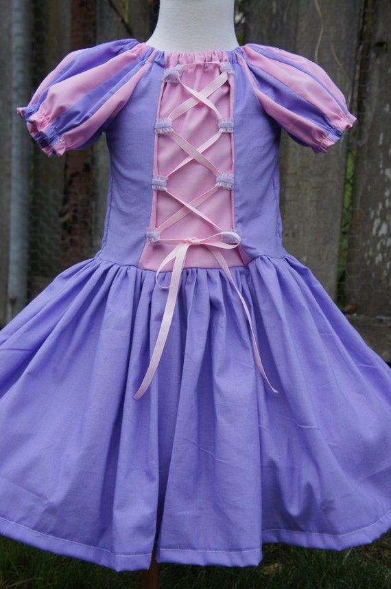 Princess Rapunzel dress Corset Peasant Dress Dress up Disney