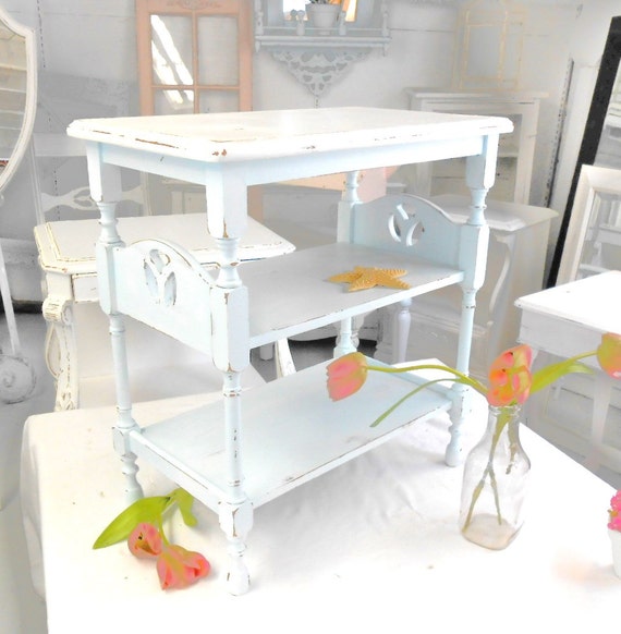 table shabby chic furniture shelf bookcase beach by backporchco