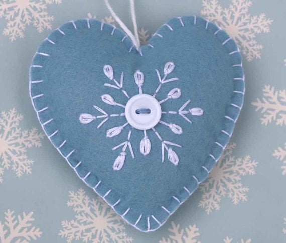 felt christmas ornament handmade scandinavian heart ornament felt christmas ornament handmade scandinavian heart ornament