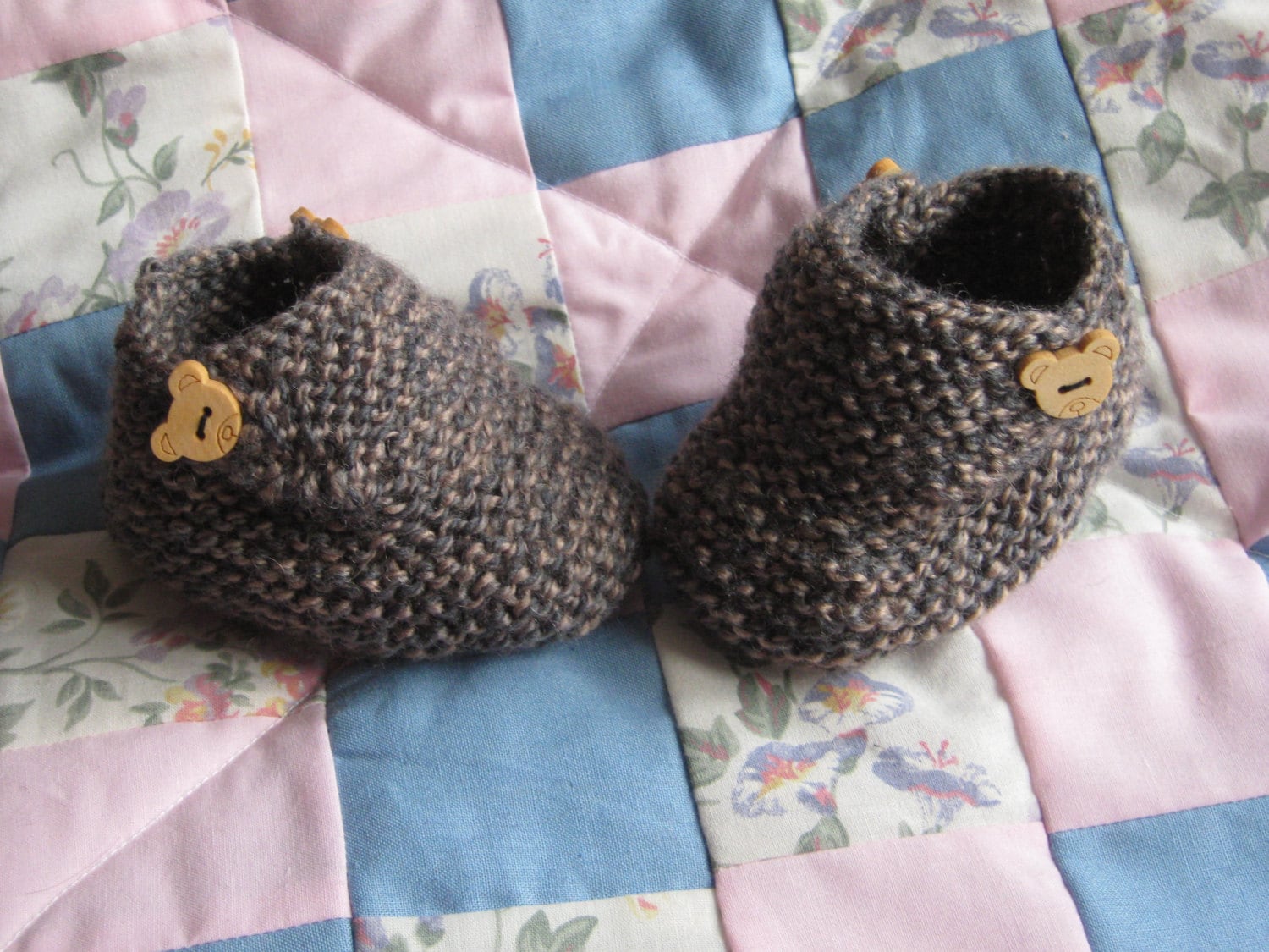 BABY KNITTING PATTERN Baby Boots/Booties Pattern Birth to 12