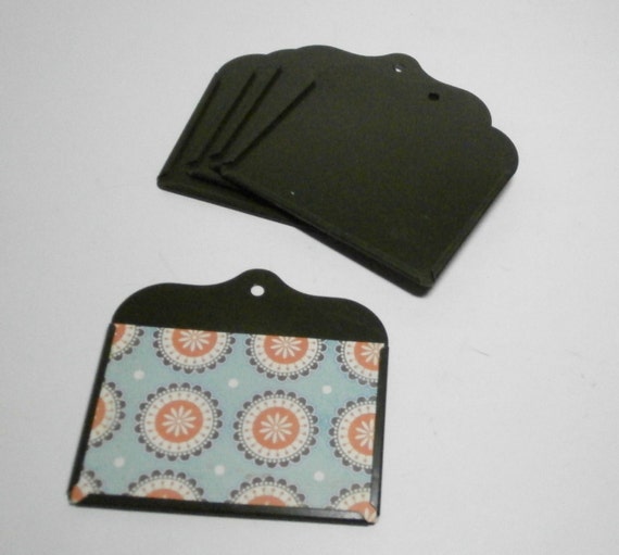 Vintage Metal Label Holders. Five Large Industrial Office