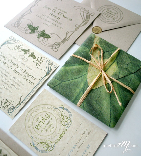 Lord Of The Rings Invitations 7