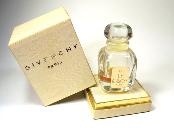 Vintage Le De Givenchy Paris Perfume Bottle and Box by PinkyAGoGo