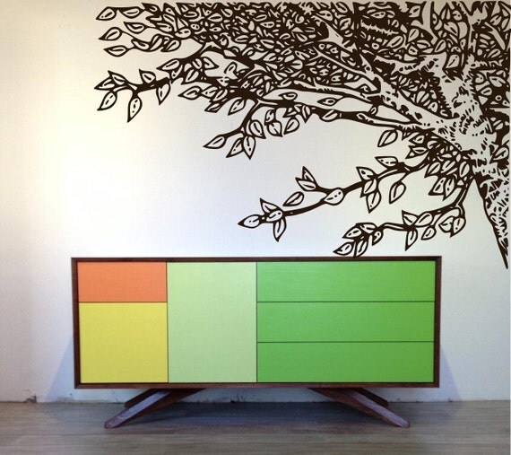 Items similar to Nursery Oak Tree Wall Decal Nature Inspired Baby