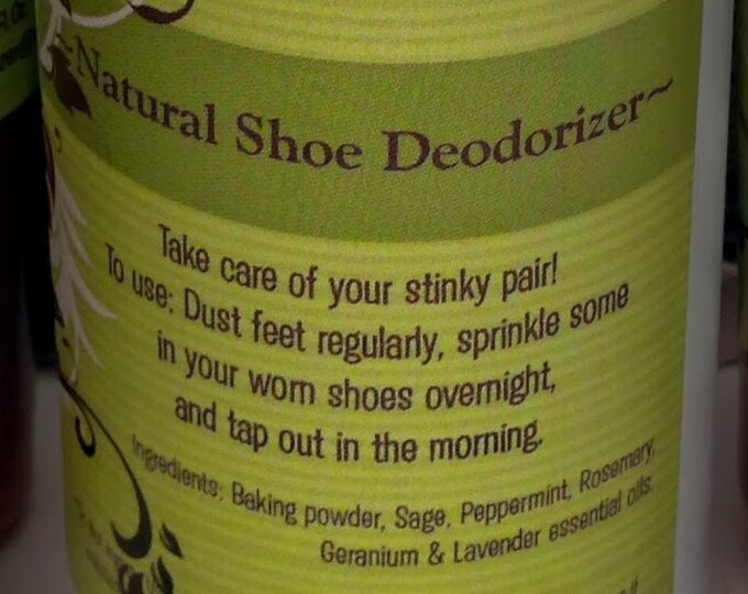 Natural Foot & Shoe Powder - Shoe and foot Deodorizer - Shoe Inserts - Gifts for Men - Gifts for Dad - Gift for Him - Fathers Day - Teen Boy