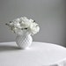 Milk Glass Vase by Fenton with Hobnail Design - Medium Round White Vase