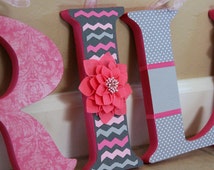 Popular items for letter wall hanging on Etsy