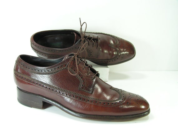 florsheim imperial wingtip dress shoes mens by vintageshoescloset