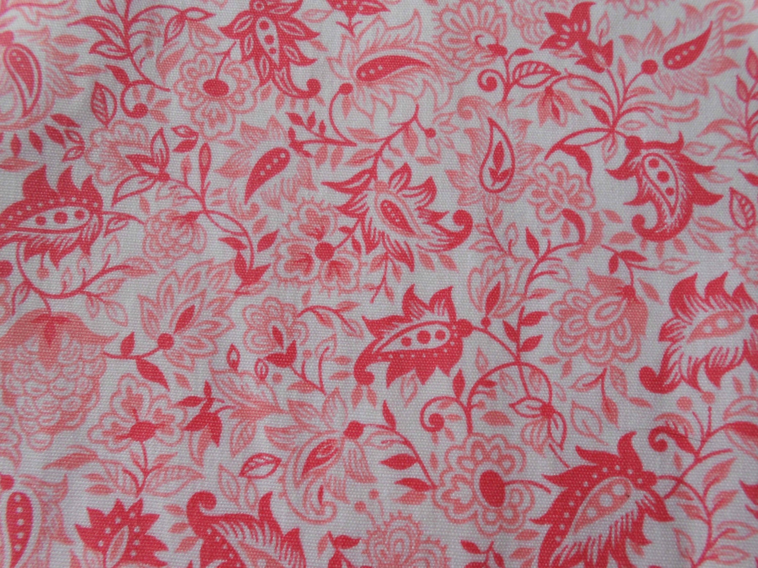 Vintage Quilting Fabric Cotton 36 inch wide Bright Pink with