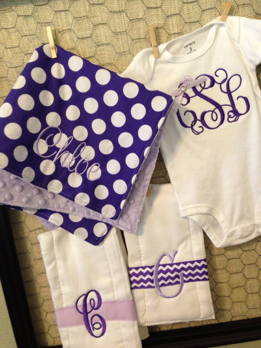 Custom Personalized Baby Gift Set