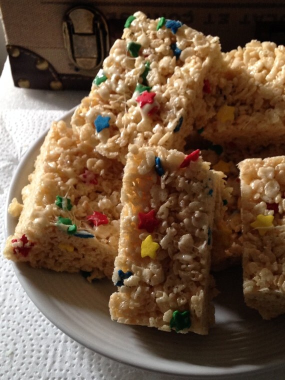 Rice Crispy Treat in different flavors and shapes your pick.