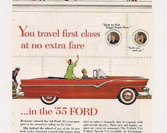 1955 Chrysler Car Advertisement 1955 by TexasTangledThreads