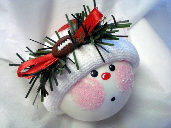 Football Ornament Christmas Townsend Custom by TownsendCustomGifts