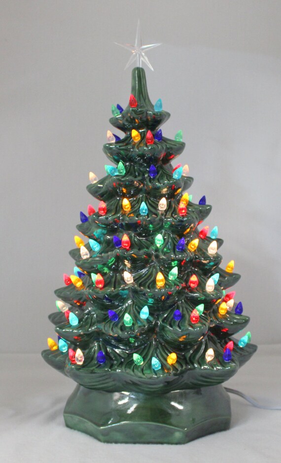 ceramic christmas tree 21 plane base lighted by ceramic christmas tree 21 plane base lighted by