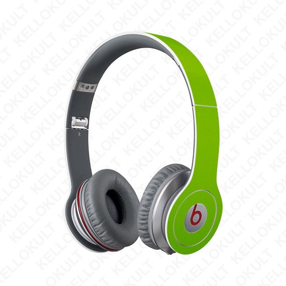 Beats Solo & Solo HD Full Headphone Wrap Lime Green (Headphones Not
