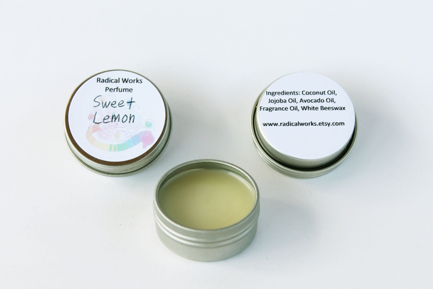 Sweet Lemon Solid Perfume Scented Natural Perfume Cologne