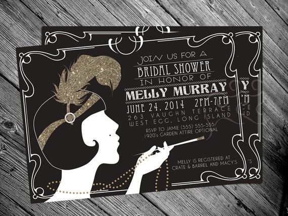 Gatsby Bridal Shower Invitations 9