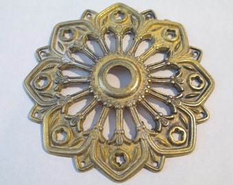 Brass Bobeshe - Brass Bobeche Bobesche - MADE in ITALY - Make Your Own Wind Chimes