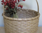 Storage Basket-Round Basket-Handwoven Basket-Gathering Basket- Large Storage Basket-Round Basket-Handwoven Basket-Gathering Basket- Large