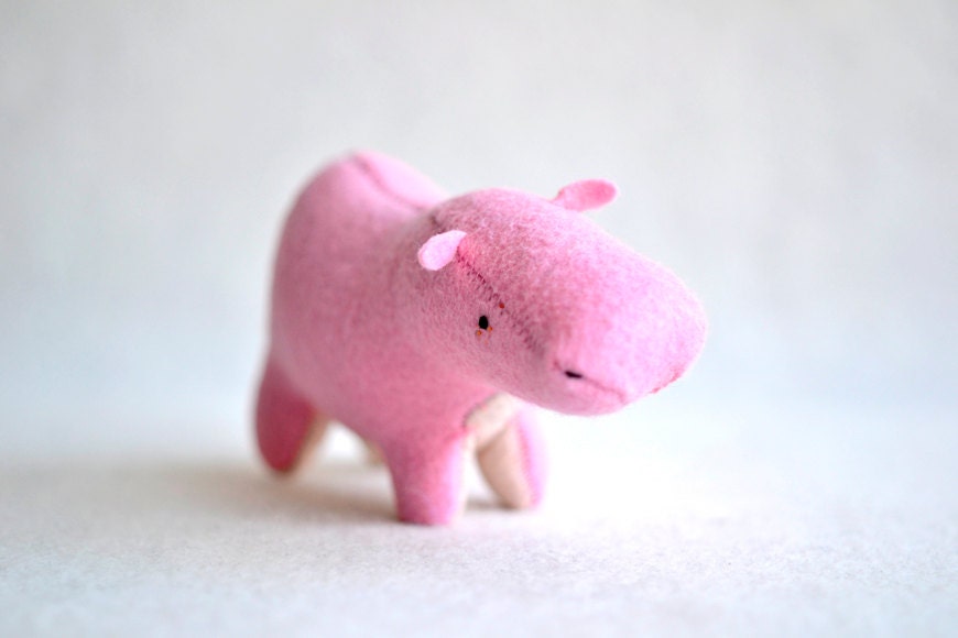 pink hippo plush