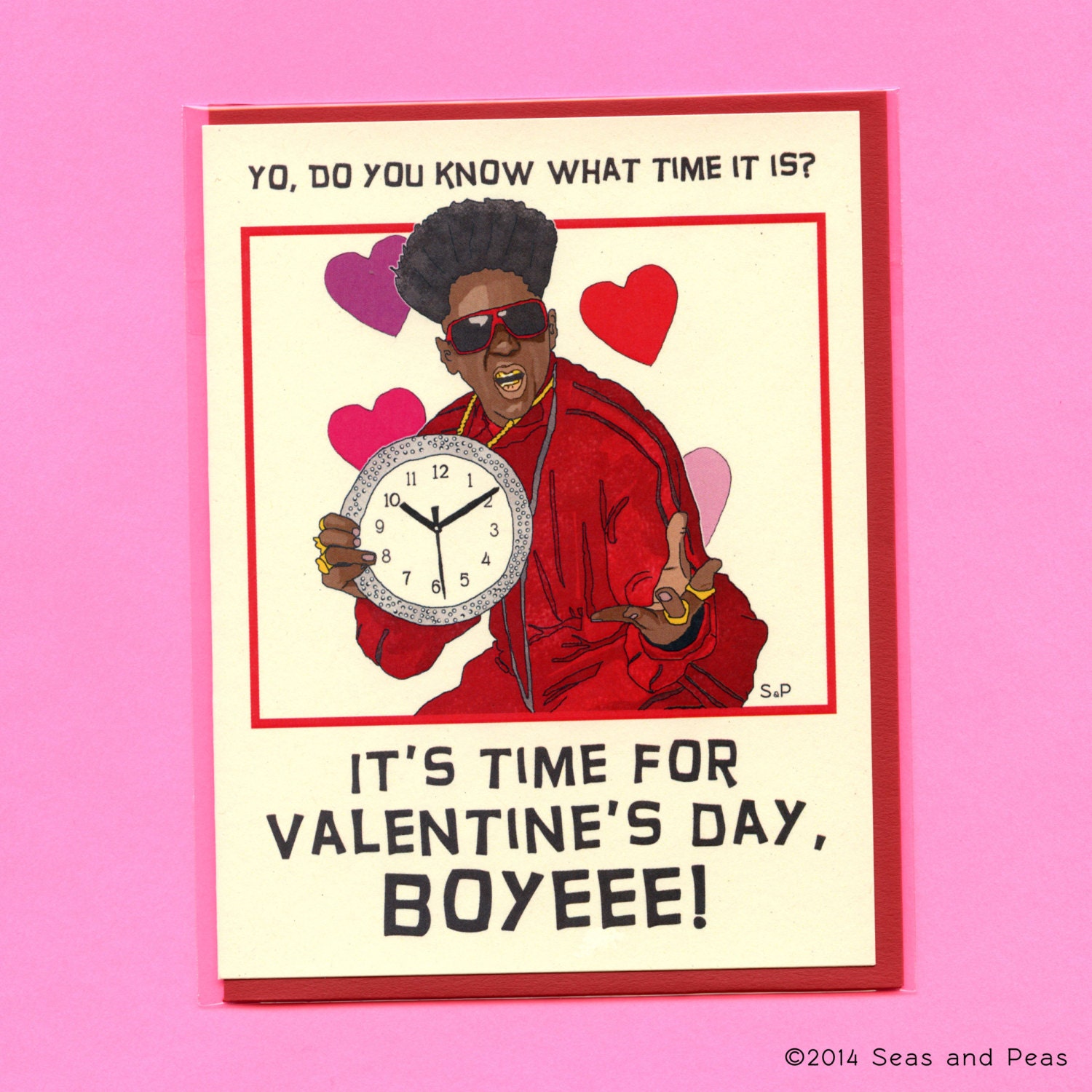 FLAVOR FLAV VALENTINE Funny Valentine Card Funny