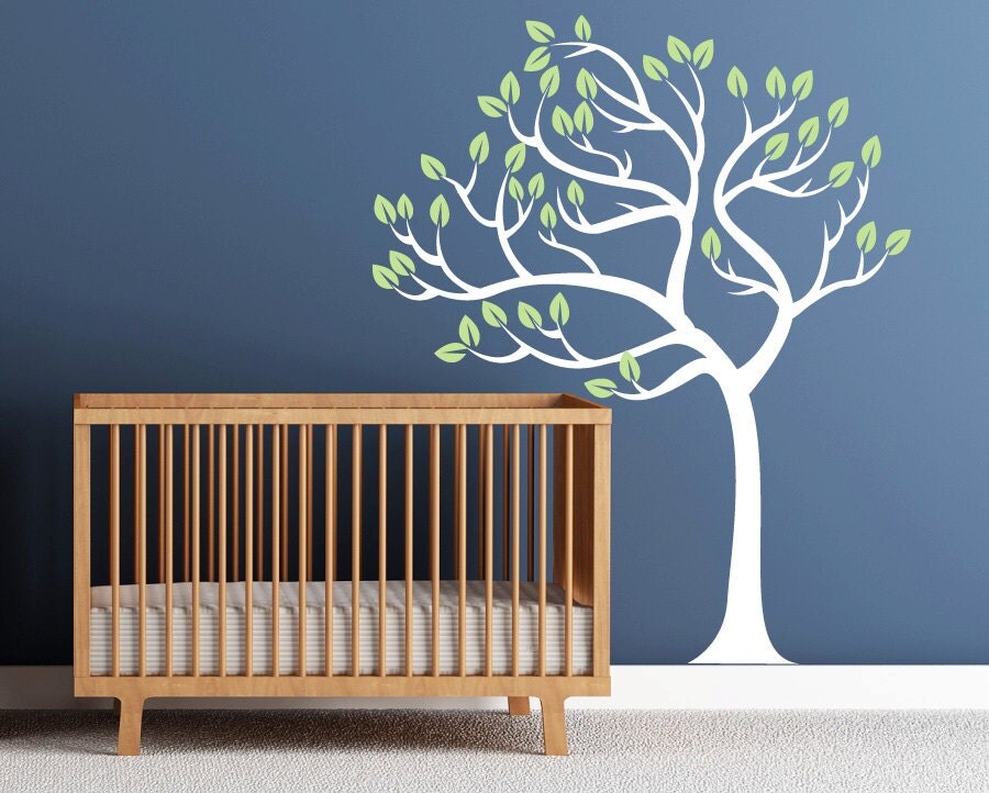 Baby Nursery Tree Wall Decal Large Tree Removable Mural