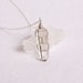 Smoky Quartz Necklace, Sterling Silver Chain, Crystal Pendant, Quartz Point Necklace. Smokey Quartz