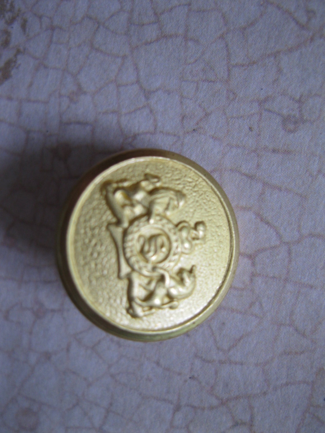Waterbury Brass Buttons Lion and Unicorn. Sewing crafting