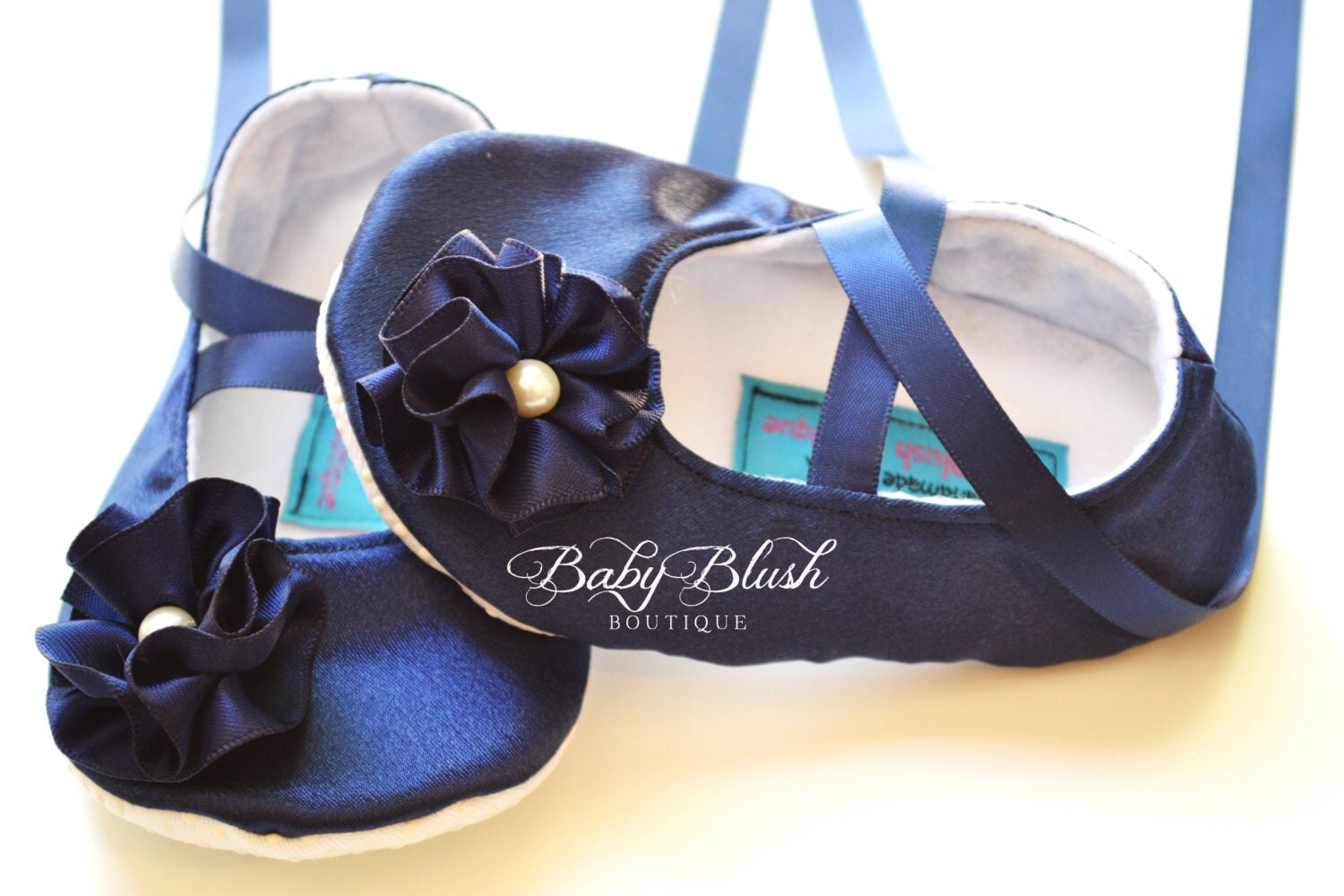 blue ballerina slippers