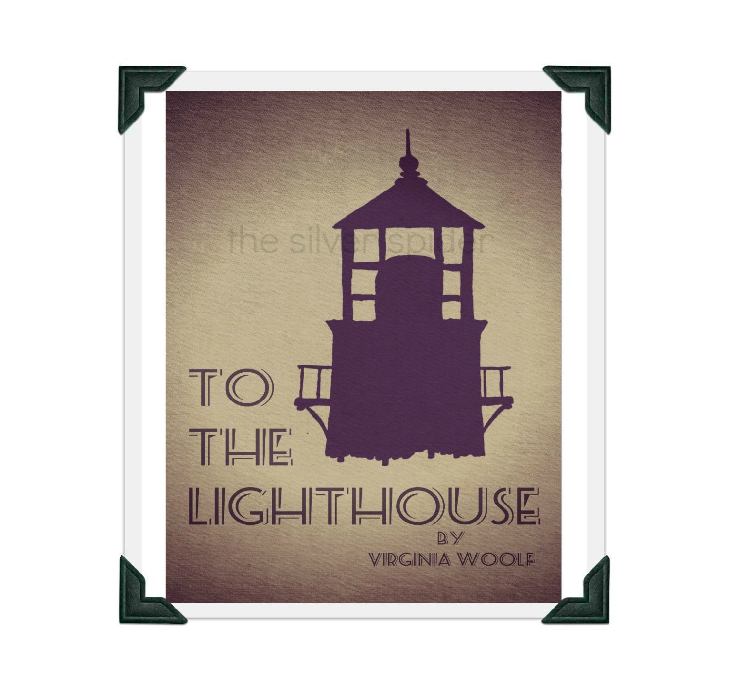 To the Lighthouse by Virginia Woolf 8x10 Book by TheSilverSpider