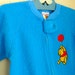 Vintage Blue Footed Pajamas with Disney Winnie the Pooh, 1980s, 2T