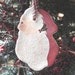 SALE Santa Salt Dough Xmas Ornament Tree Decoration Vintage Look Santa