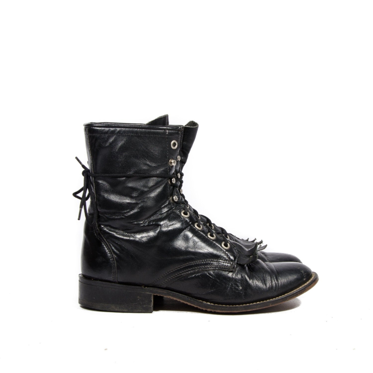 laredo lace up roper boots womens