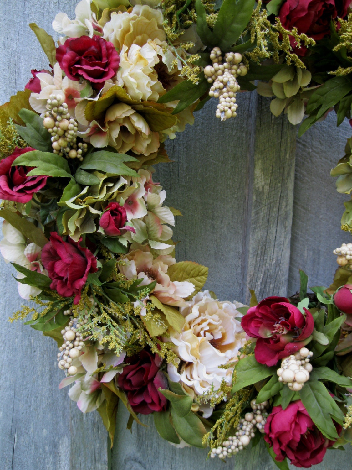 Floral Wreath Victorian Wreath Designer Wreath Garden