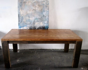 Beautiful Wood Dining Table.Made in Los Angeles