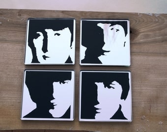 The Beatles coasters / Sous verres The Beatles