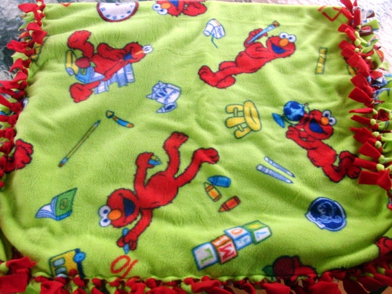 elmo fleece blanket