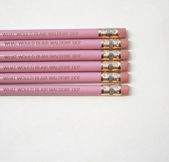 what would blair waldorf do 6 pencils in lavender.