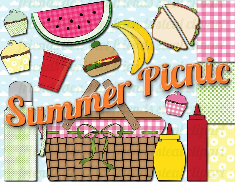 clipart summer picnic - photo #7