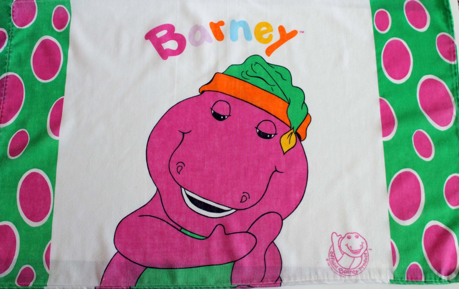 Vintage Barney Pillowcase