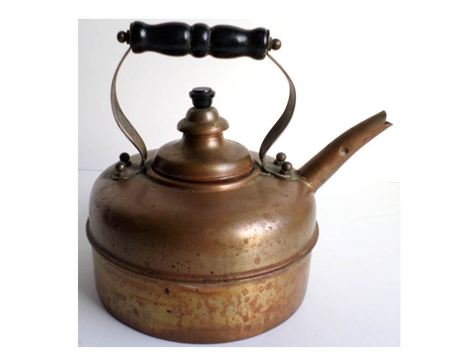 Copper Whistling Kettle The Simplex Patent Kettle Vintage