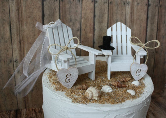 Adirondack beach wedding chairs-Adirondack chairs-wedding cake