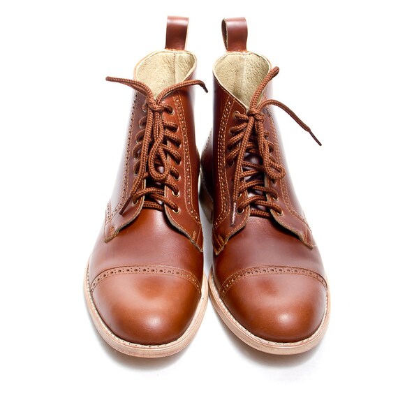 oxford brown boots