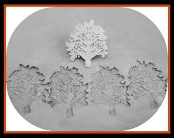 Handcaved Stamps, Pottery Supplies, Clay Stamp, Bisque Stamps ( 0176 )