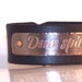 Dum spiro, spero - While I breathe, I hope - Mens leather bracelet, inscription in Latin