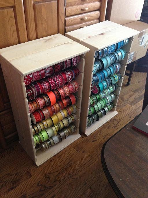 Double size Ribbon rack store display holds approx 500 45