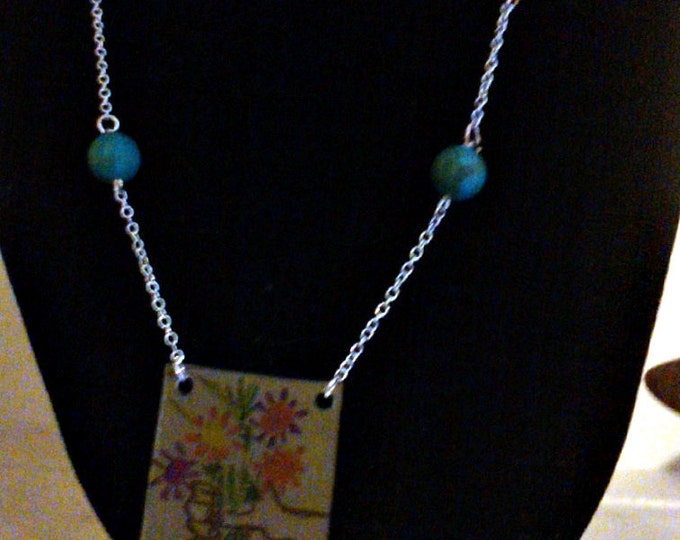 Flower Bouquet Necklace Inspired by Picasso
