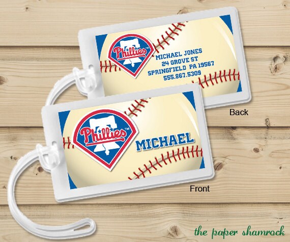 Pick your team - MLB Baseball Luggage Tag, Bag Tag, Backpack Tag, ID Tags, Personalized, Custom Il_570xn
