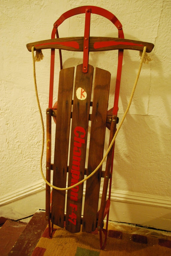 Vintage Champion F-47 Sled in Original Condition